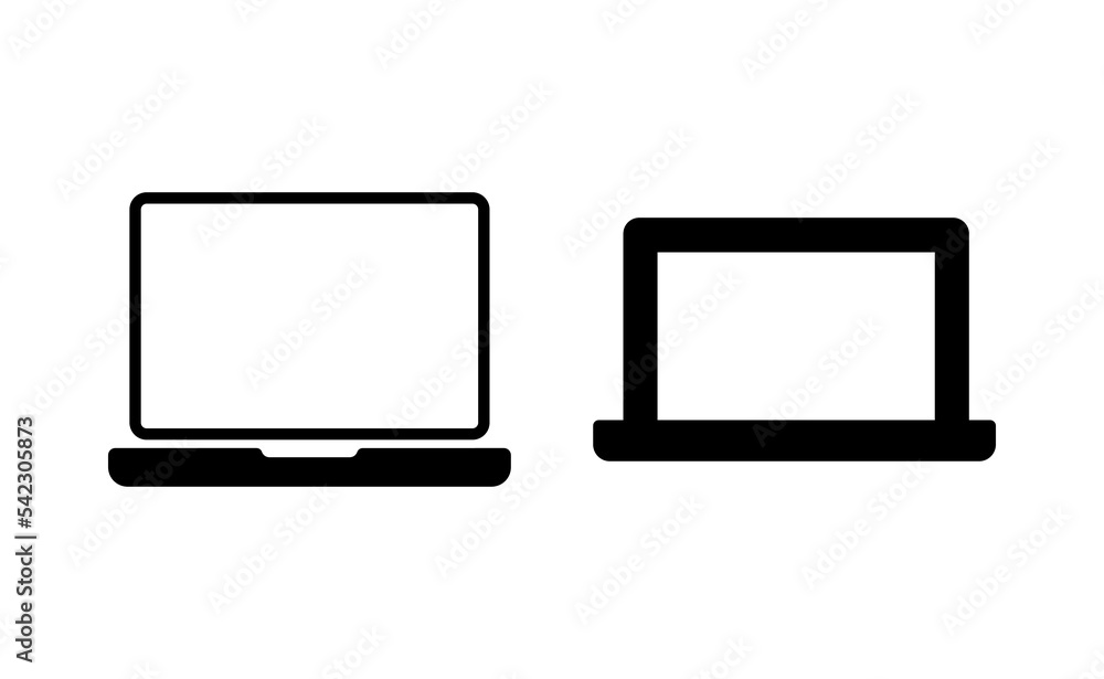 Laptop icon vector for web and mobile app. computer sign and symbol Laptop icon vector for web and mobile app. computer sign and symbol