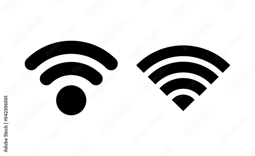 Wifi icon vector for web and mobile app. signal sign and symbol. Wireless icon Wifi icon vector for web and mobile app. signal sign and symbol. Wireless icon
