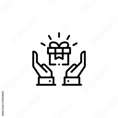 gift recipient icon