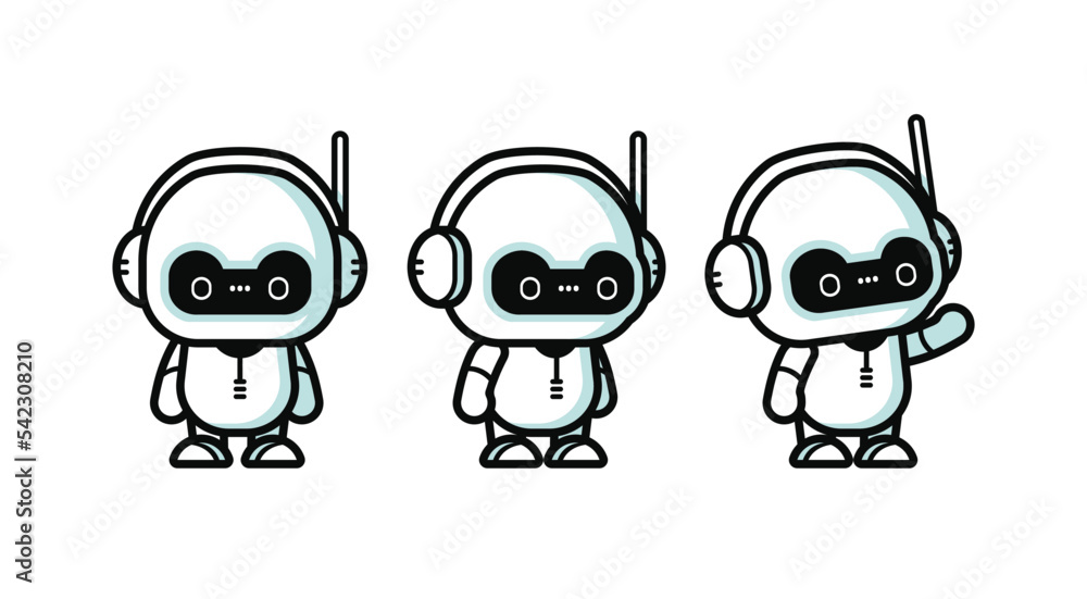 Little Robot Illustration Little Robot Illustration