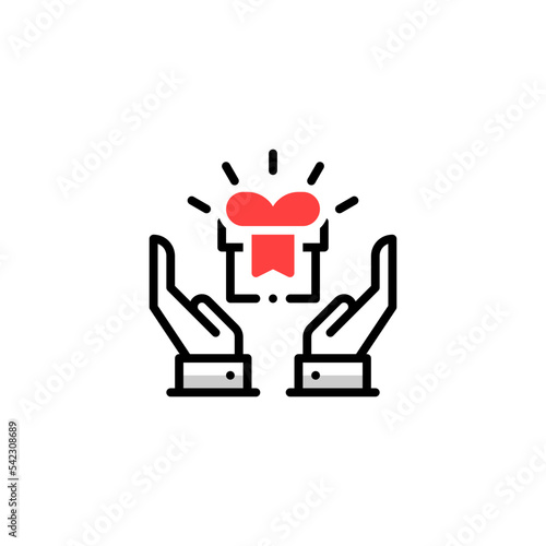 gift recipient icon