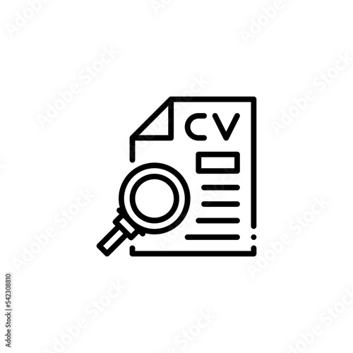 CV review icon