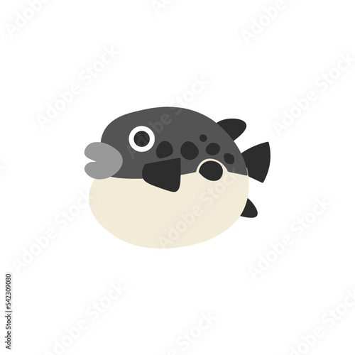 河豚　シンプル