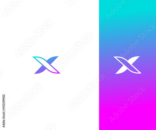 X Letter Logo Vector Template Abstract Monogram Symbol. Usable for Business sport, technology, fashion, digital And future creative logo