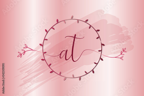 Luxury feminine logo design template