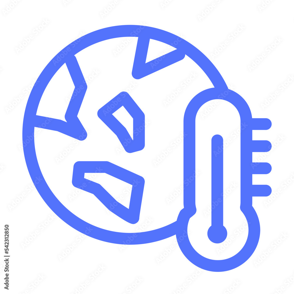 change hot heat temperature line icon change hot heat temperature line icon