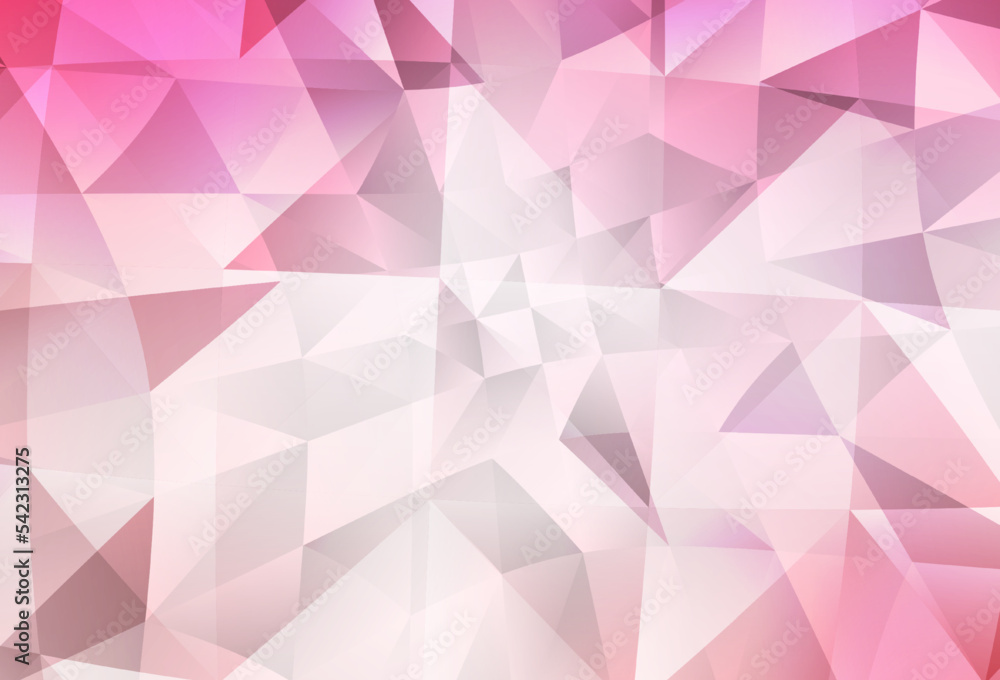 Light Pink, Yellow vector gradient triangles texture.