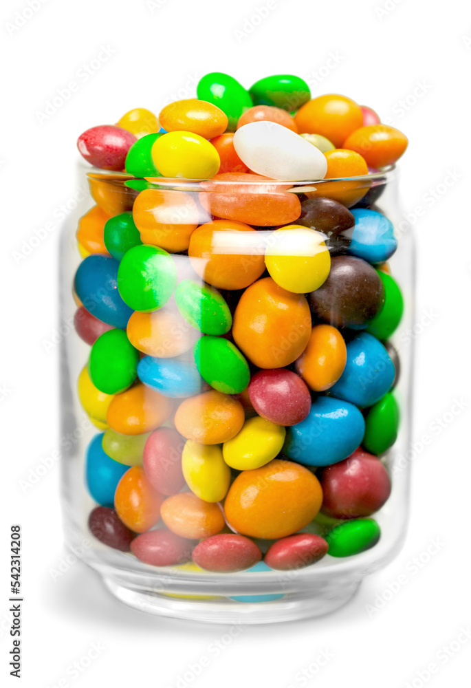 Jelly beans in a jar Jelly beans in a jar
