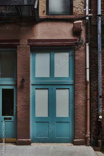 old door in building