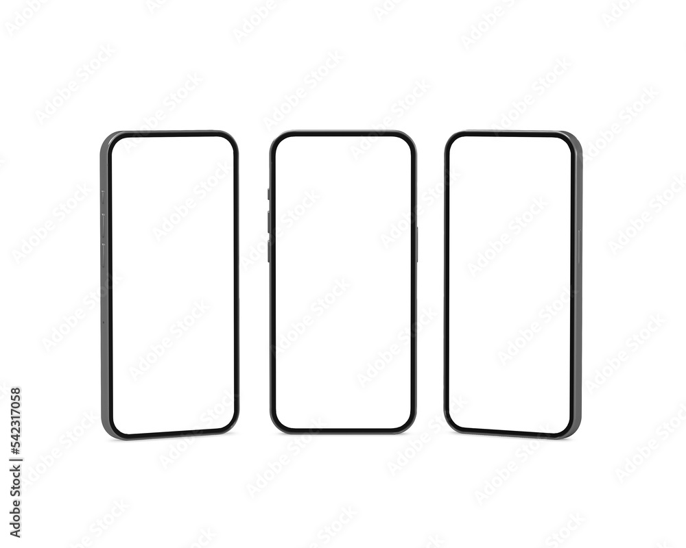 Mockup smartphone isolated on background png Mockup smartphone isolated on background png