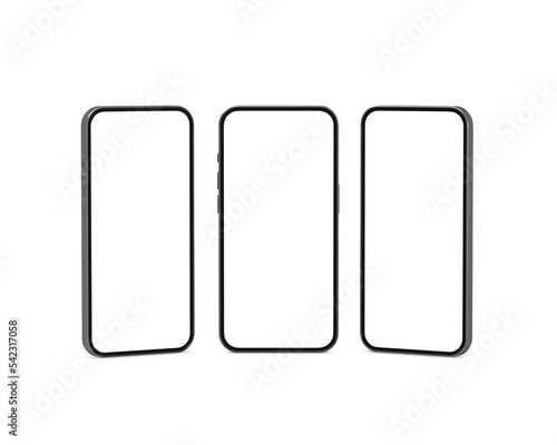 Mockup smartphone isolated on background png