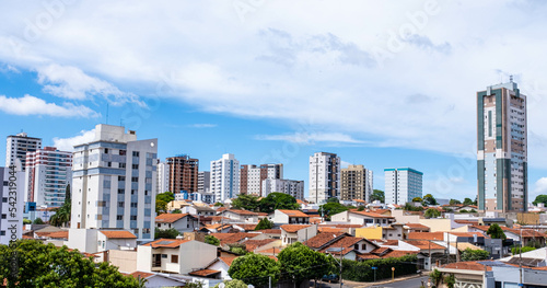 Vertical growth of the city of Bauru, São Paulo - Brazil.