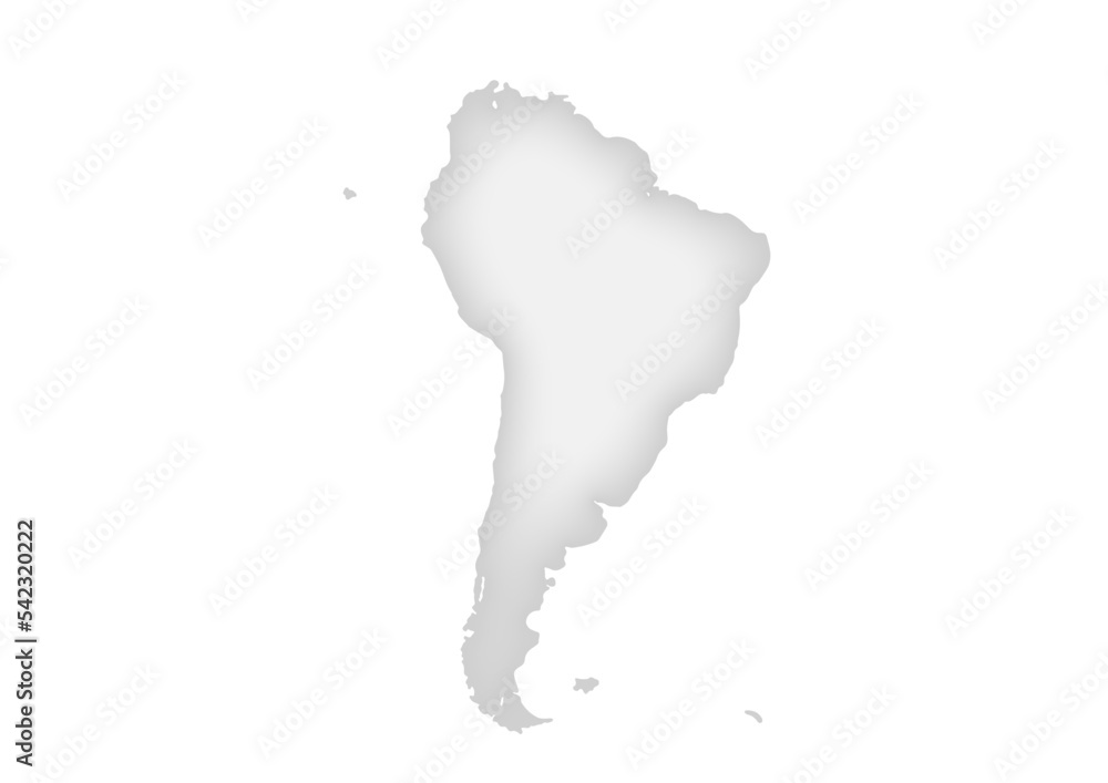 南アメリカ（ぷっくり膨らみ）