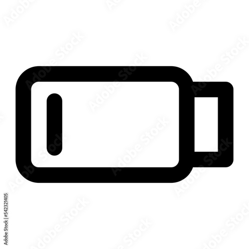 Icon Low Battery With Style Outline