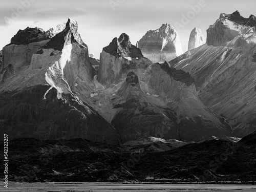 Patagonia black and white