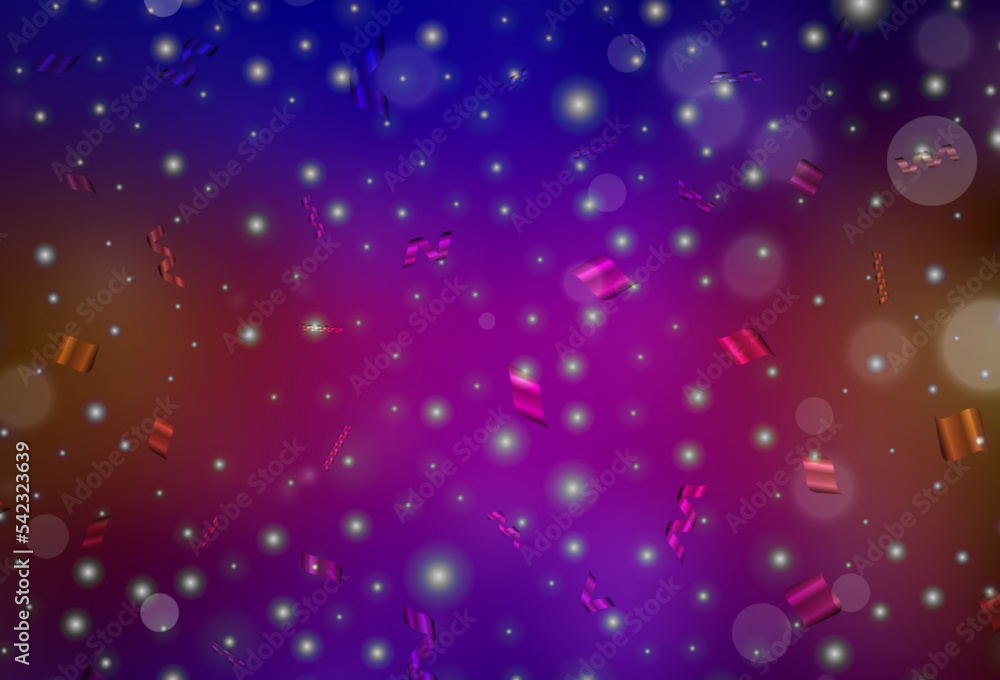 Dark Blue, Red vector background with bubbles. Dark Blue, Red vector background with bubbles.