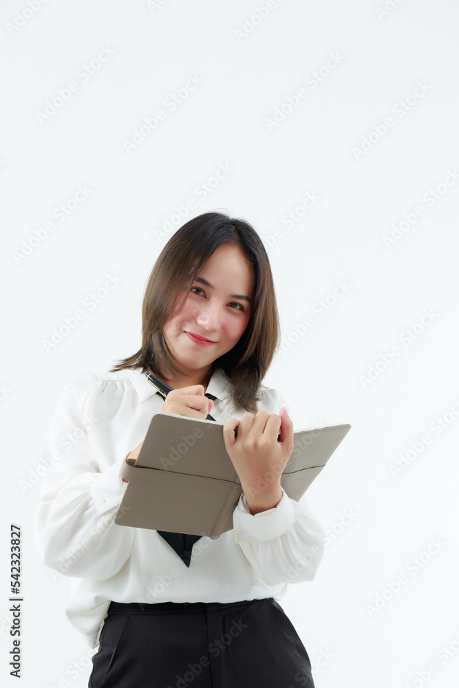 Portrait beautiful working Asian woman , business girl standing Portrait beautiful working Asian woman , business girl standing