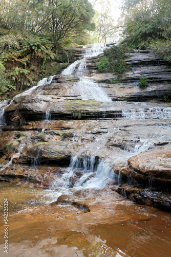 Katoomba Cascade in the Blue Mountains New South Wales Australia