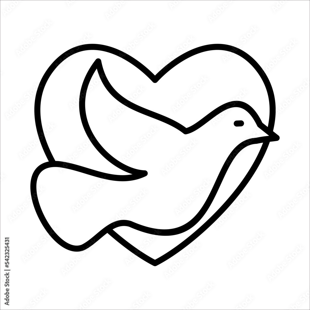 Lovebirds, Love Bird Icon Logo Design Vector Template Illustration Sign And Symbol Lovebirds, Love Bird Icon Logo Design Vector Template Illustration Sign And Symbol