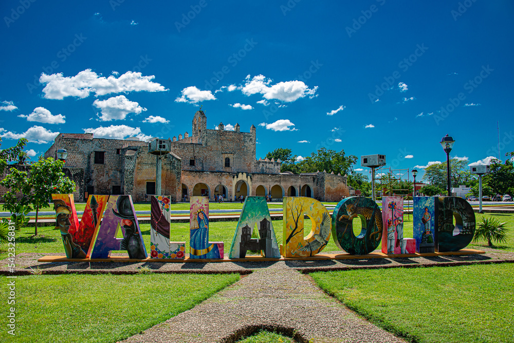 Obraz premium San Bernardino convent in Valladolid, Yucatan, Mexico