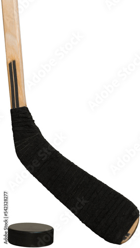 Quadro em tela Hockey Stick and Puck