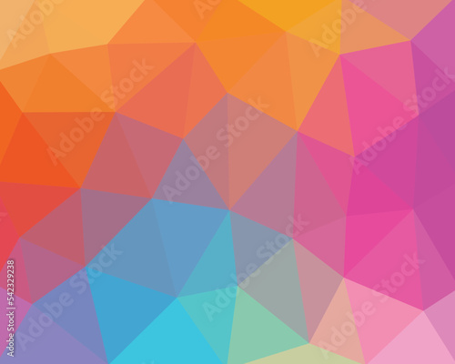 vector color pattern abstract triangle background.