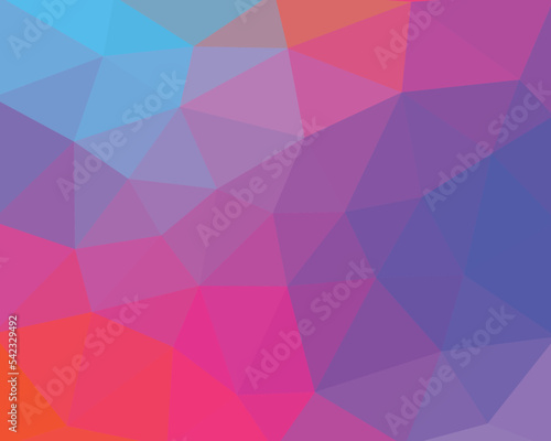 abstract background curve with triangles.