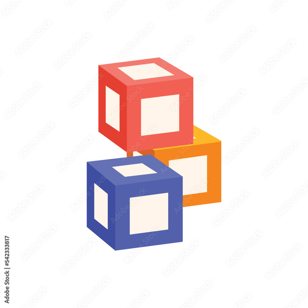 Obraz premium ABC flat icon vector illustration on white background