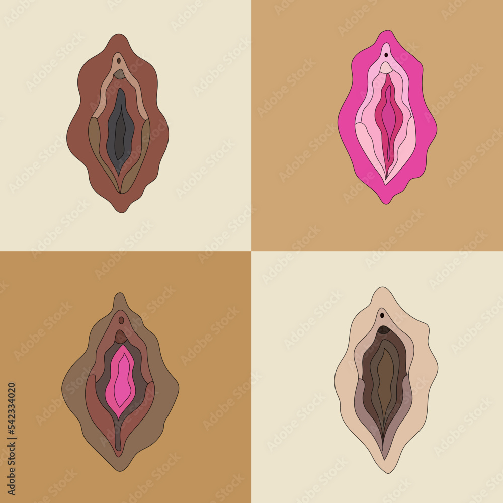 Cartoon vaginas