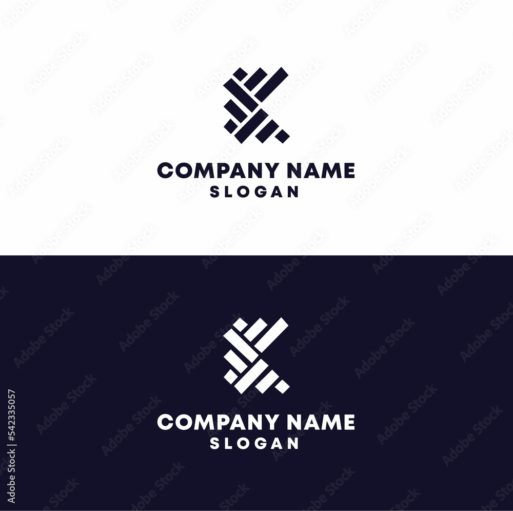 Obraz premium the letters K. vector logo monogram alphabet minimalist design 