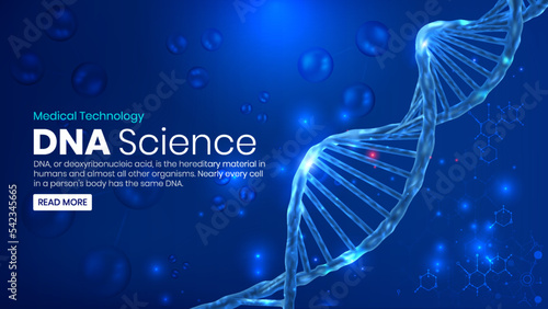 Abstract vector DNA structure vector illustration background design