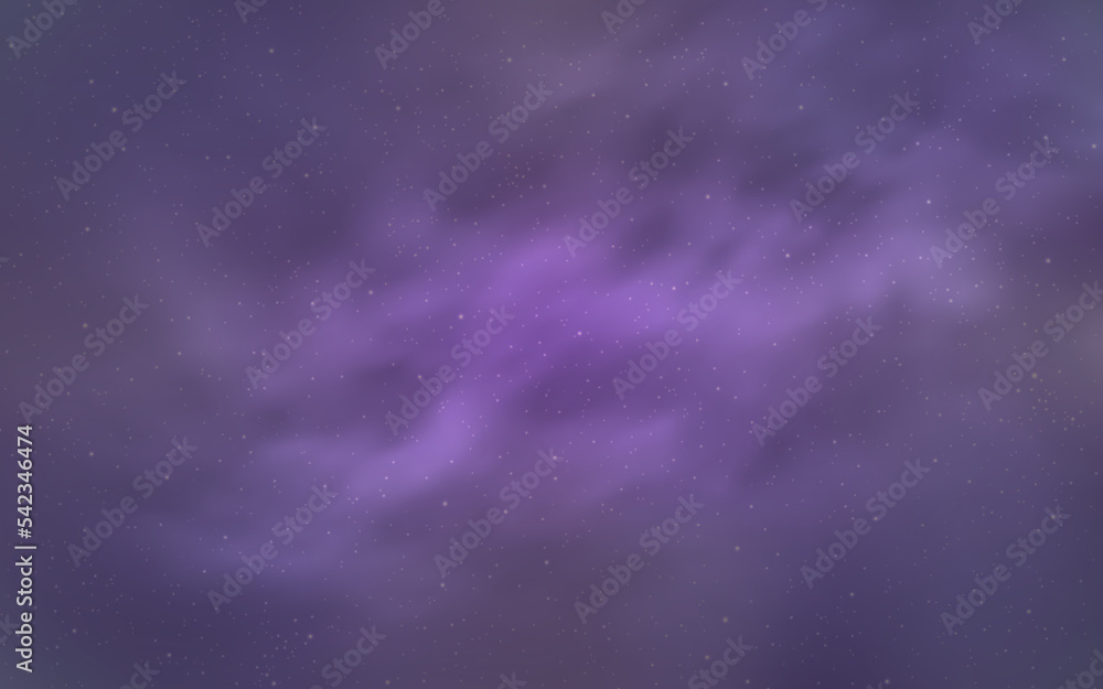 Obraz premium Light Purple vector pattern with night sky stars.