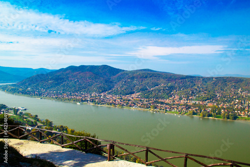 View of Bend of Danube in Hungary