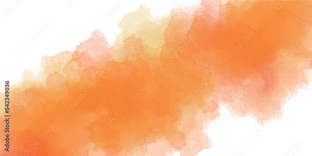 Obraz premium 水彩テクスチャの背景素材 秋イメージ 横長