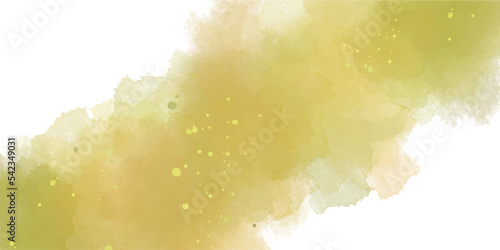 水彩テクスチャの背景素材　秋イメージ　横長