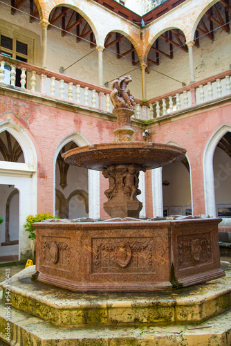 Hercules fountain in Hungary, Visegrad