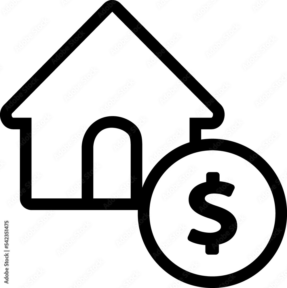 Realtor, home, house line icon Realtor, home, house line icon