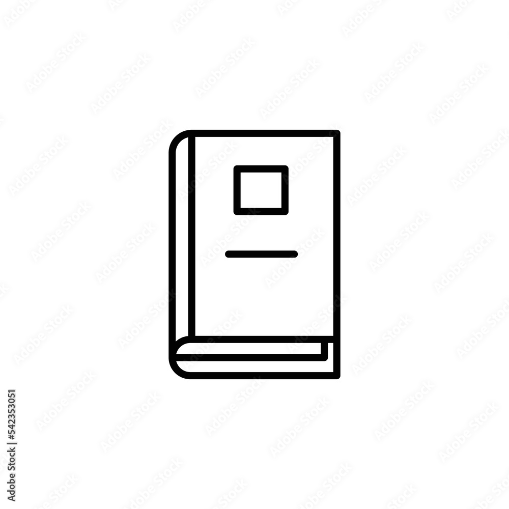 Book theme icon suitable for web, application or additional components for your project Book theme icon suitable for web, application or additional components for your project