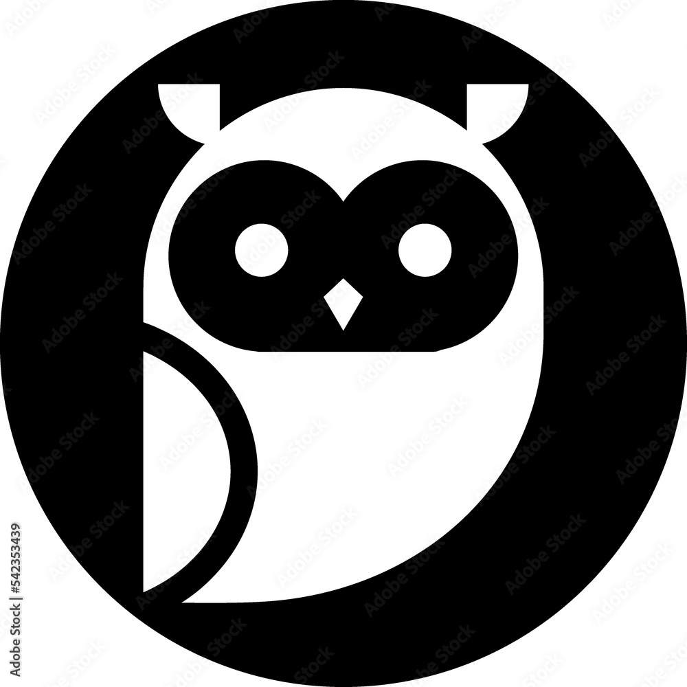 Owl bird symbol Owl bird symbol