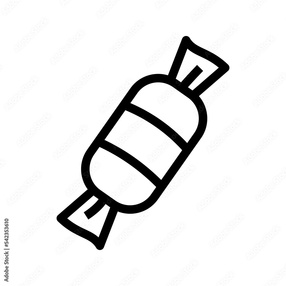 Candy illustration vector design with lines suitable for coloring Candy illustration vector design with lines suitable for coloring