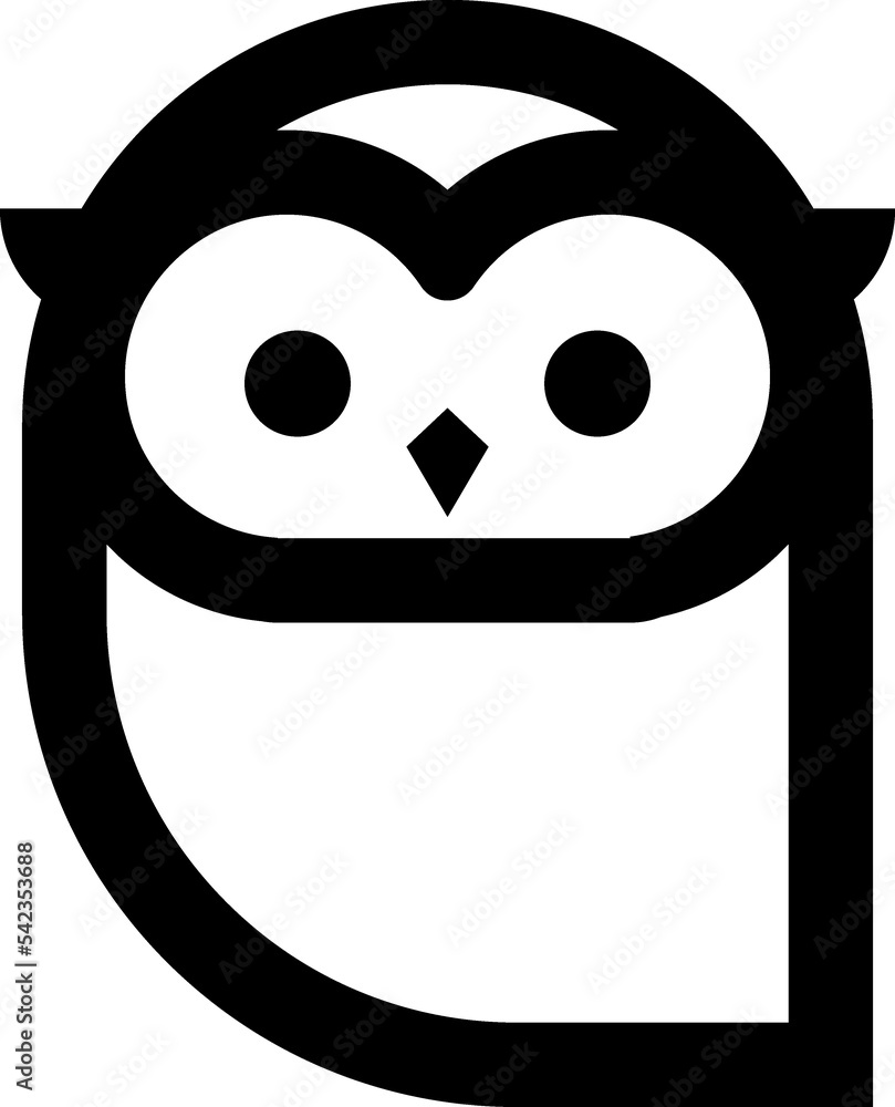 Owl bird symbol Owl bird symbol