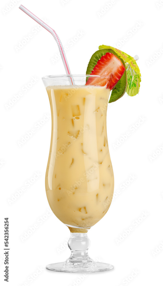 Healthy Fruit Smoothie in glass on Background Healthy Fruit Smoothie in glass on Background