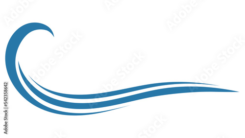 Wave logo sea, icon windsurfing blue wind, business water beach