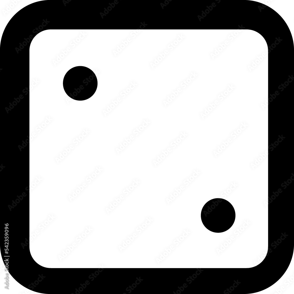 Dice line icon Dice line icon
