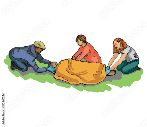 How to do a step-by-step emergency first aid procedure