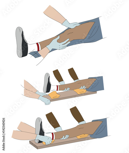 How to do a step-by-step emergency first aid procedure