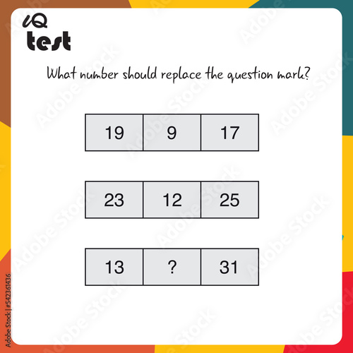 Practice Questions Worksheet for Education and IQ Test. Intelligence questions, Find next - puzzle questions