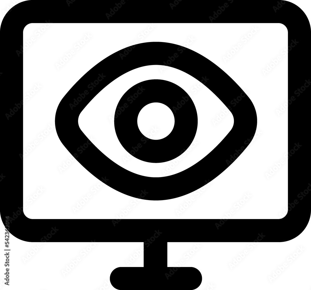 Computer, monitor, screen, pc linear icon Computer, monitor, screen, pc linear icon