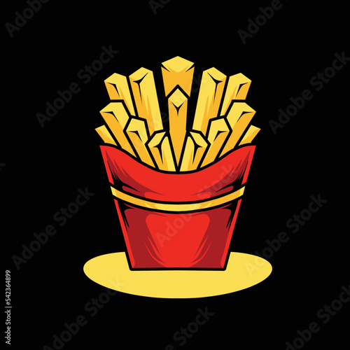 French fries illustration vector design
, can be used to design t-shirts, posters, etc