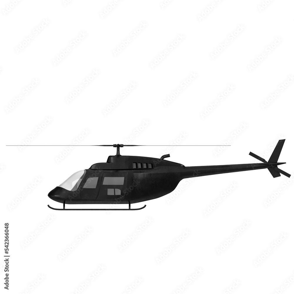 Fototapeta premium 3d rendering illustration of an helicopter